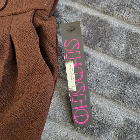 Shosho Women's Brown Dress Pants Size Small - Picture 5 of 8